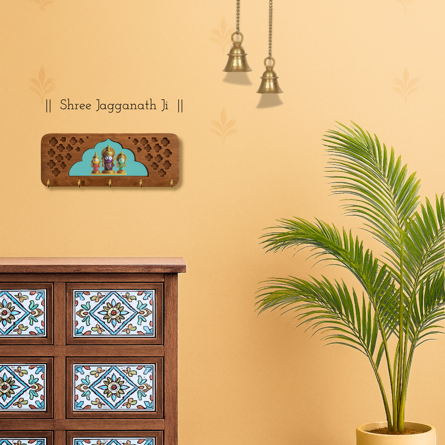 Craftpur Solid Jharokha Jagatnath Ji keyholder